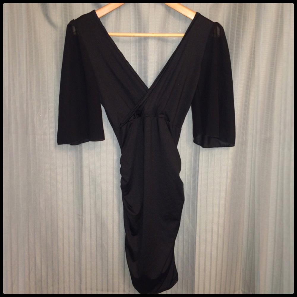 Black Bodycon Dress - Picture 1 of 6